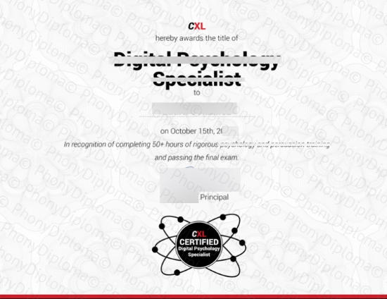 Uk Cxl Certificate Free Sample From Phonydiploma